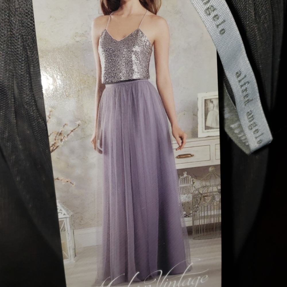 NWT 2 Piece Charcoal formal dress size 16